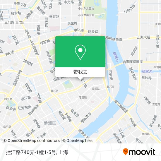 控江路740弄-1幢1-5号地图