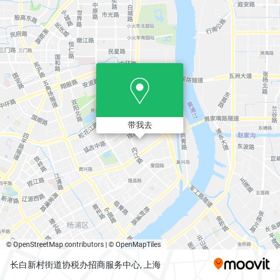 长白新村街道协税办招商服务中心地图