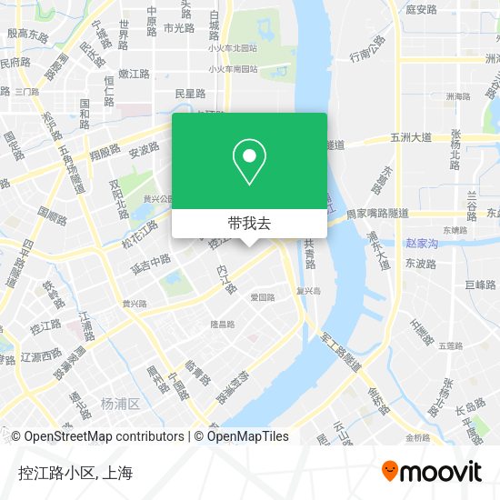 控江路小区地图