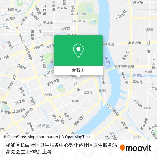 杨浦区长白社区卫生服务中心敦化路社区卫生服务站家庭医生工作站地图