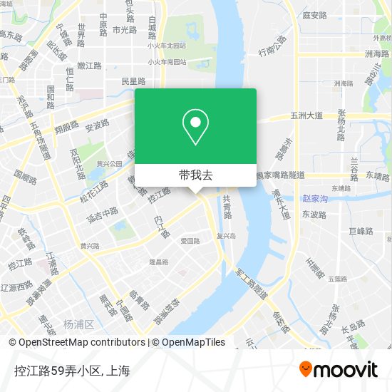 控江路59弄小区地图