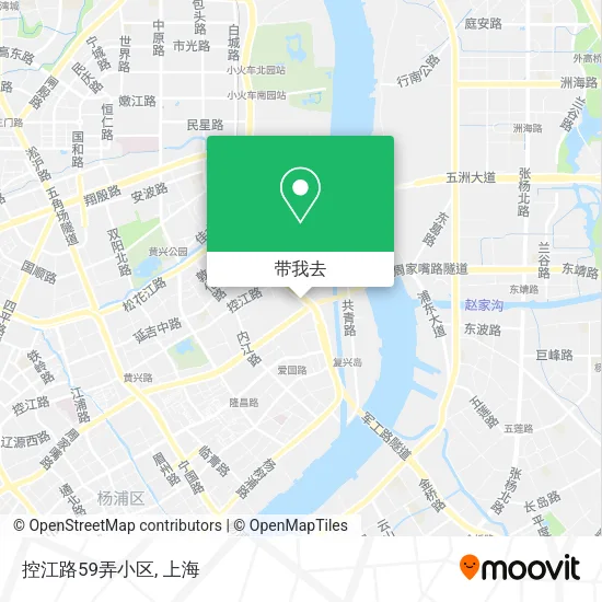 控江路59弄小区地图