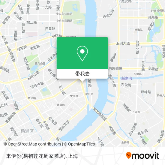 来伊份(易初莲花周家嘴店)地图