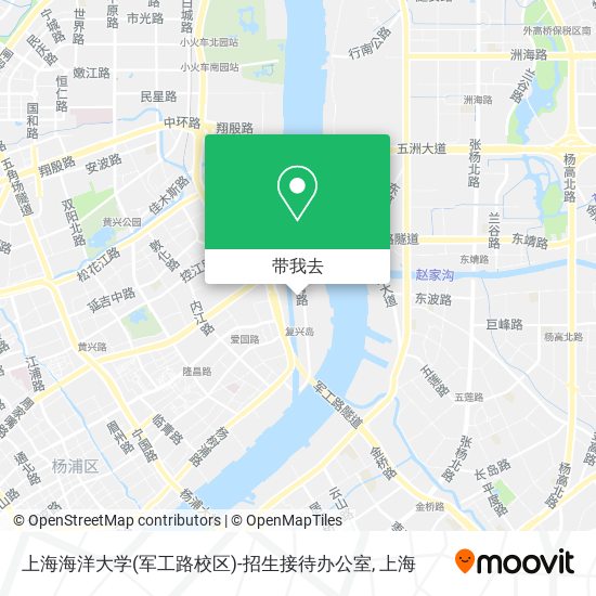 上海海洋大学(军工路校区)-招生接待办公室地图