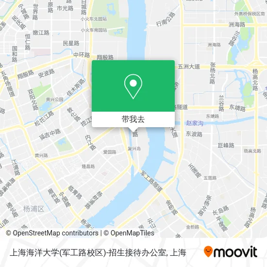 上海海洋大学(军工路校区)-招生接待办公室地图