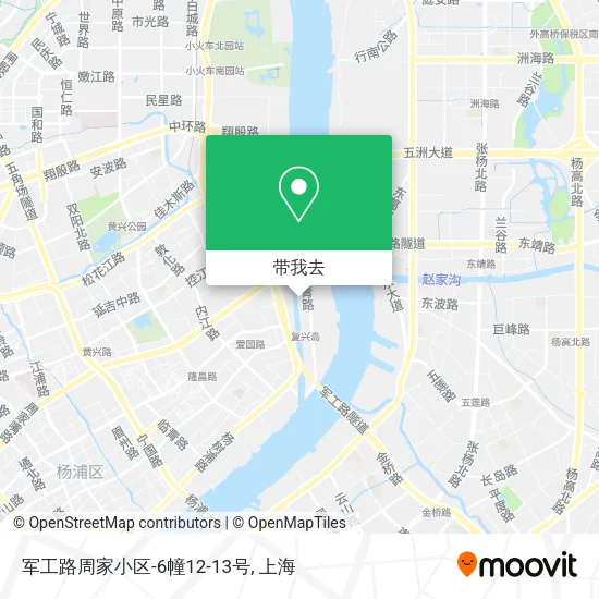 军工路周家小区-6幢12-13号地图