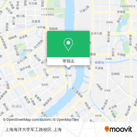 上海海洋大学军工路校区地图