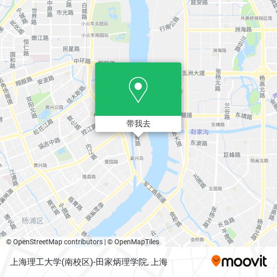 上海理工大学(南校区)-田家炳理学院地图