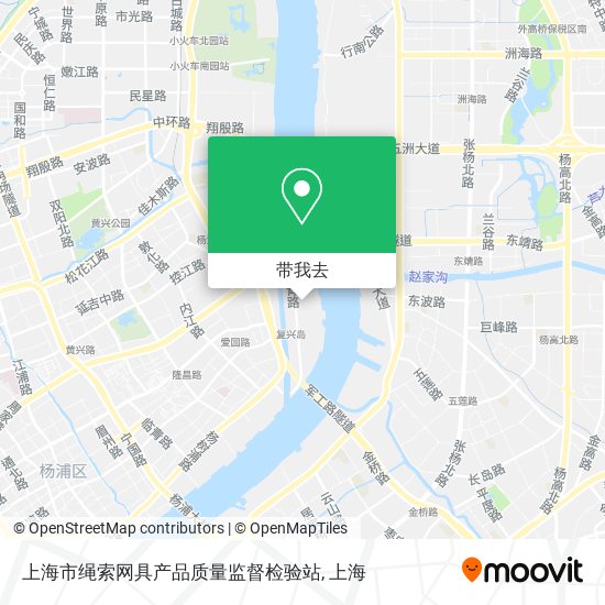 上海市绳索网具产品质量监督检验站地图