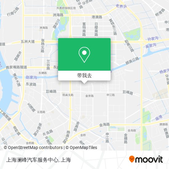 上海澜峰汽车服务中心地图