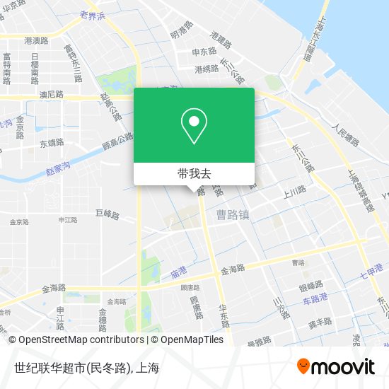 世纪联华超市(民冬路)地图