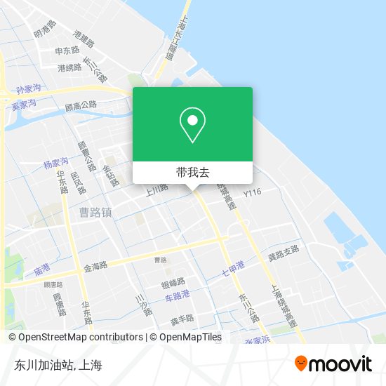 东川加油站地图