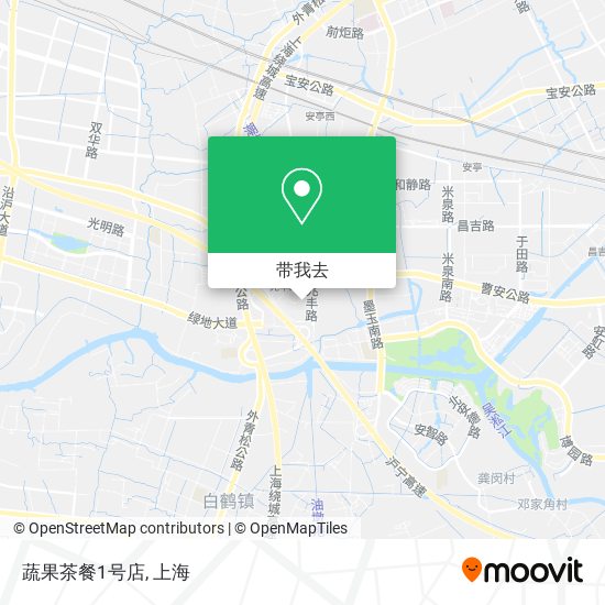 蔬果茶餐1号店地图