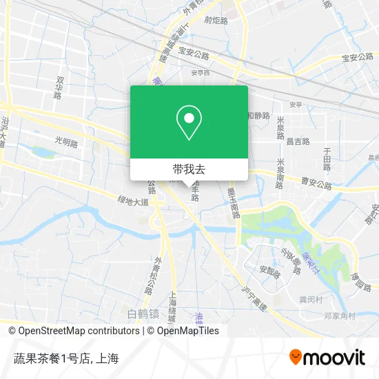 蔬果茶餐1号店地图