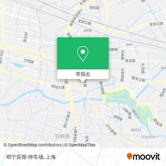 邓宁宾馆-停车场地图