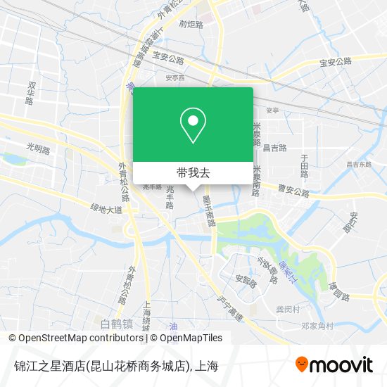 锦江之星酒店(昆山花桥商务城店)地图