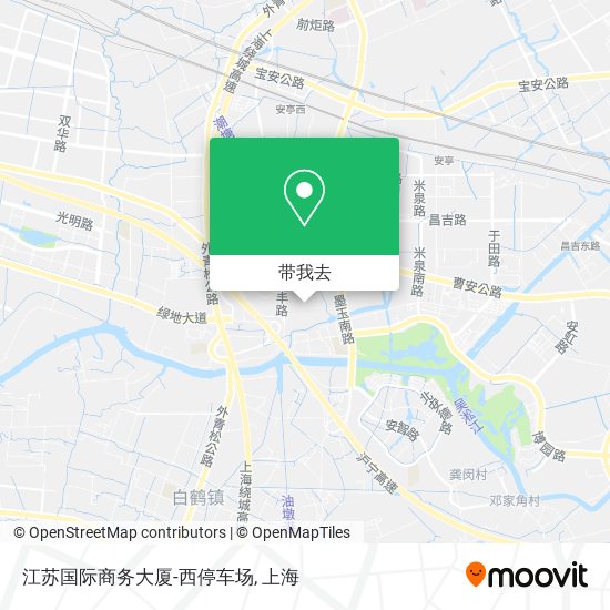 江苏国际商务大厦-西停车场地图