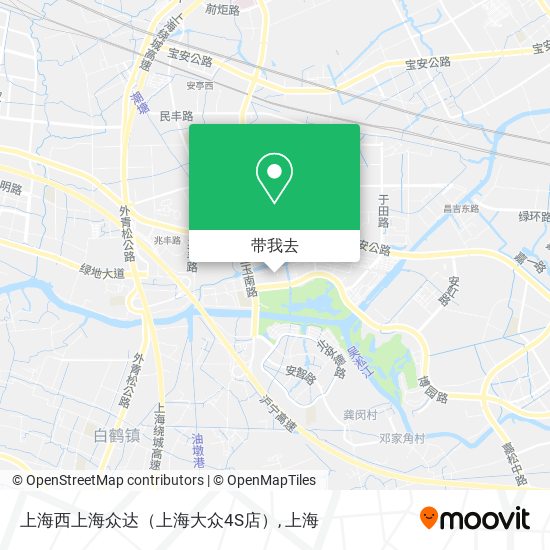 上海西上海众达（上海大众4S店）地图