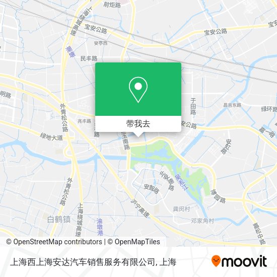 上海西上海安达汽车销售服务有限公司地图
