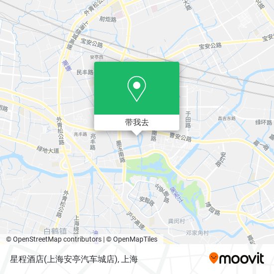 星程酒店(上海安亭汽车城店)地图