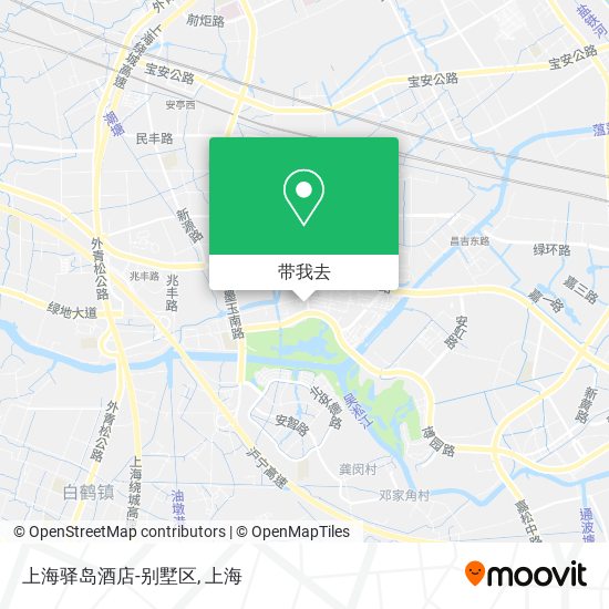 上海驿岛酒店-别墅区地图