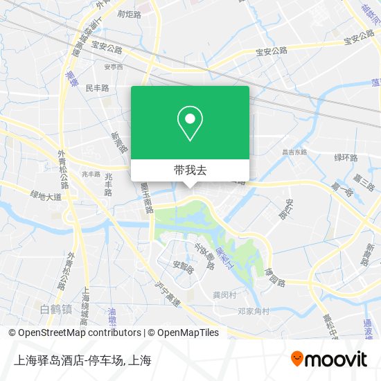 上海驿岛酒店-停车场地图