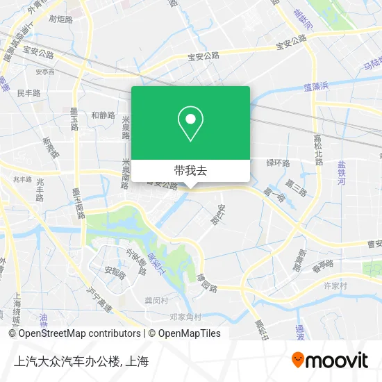 上汽大众汽车办公楼地图