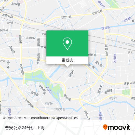 曹安公路24号桥地图