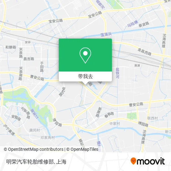 明荣汽车轮胎维修部地图