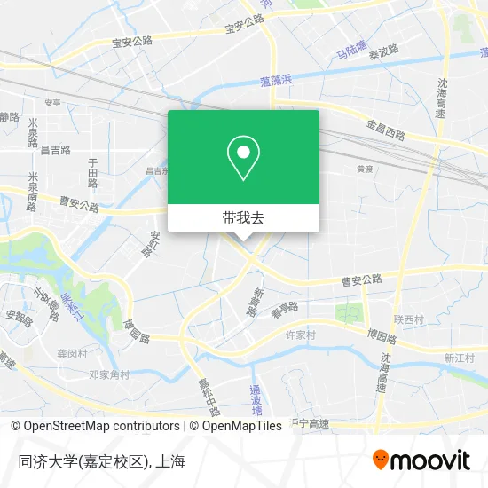 同济大学(嘉定校区)地图