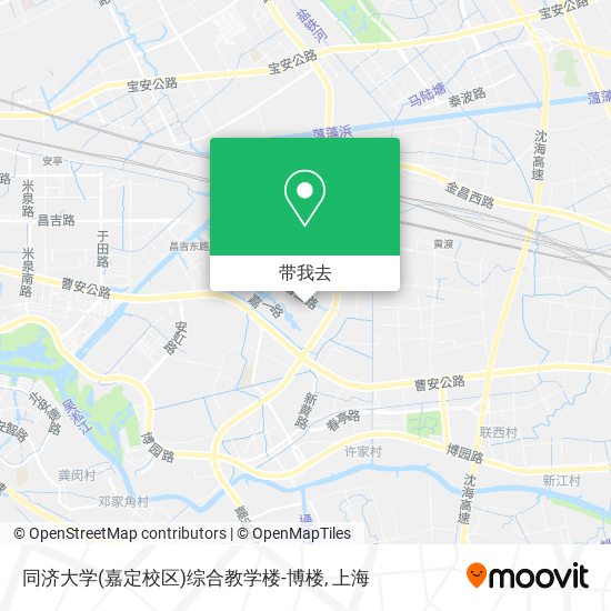 同济大学(嘉定校区)综合教学楼-博楼地图