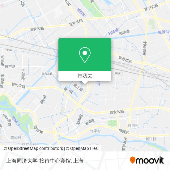 上海同济大学-接待中心宾馆地图