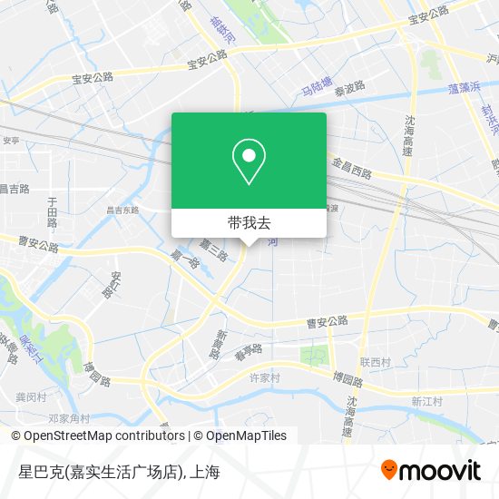 星巴克(嘉实生活广场店)地图