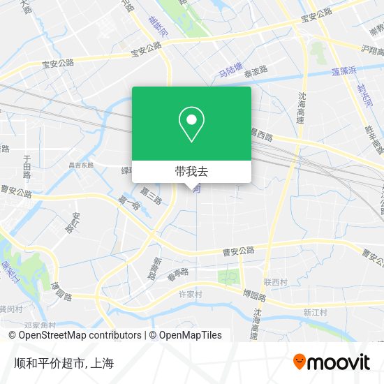 顺和平价超市地图