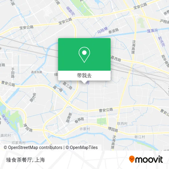臻食茶餐厅地图