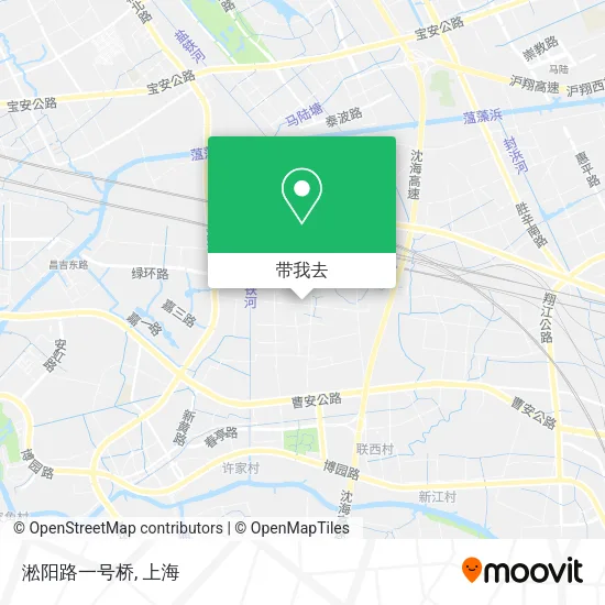 淞阳路一号桥地图