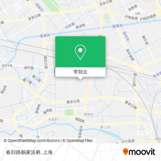 春归路杨家浜桥地图