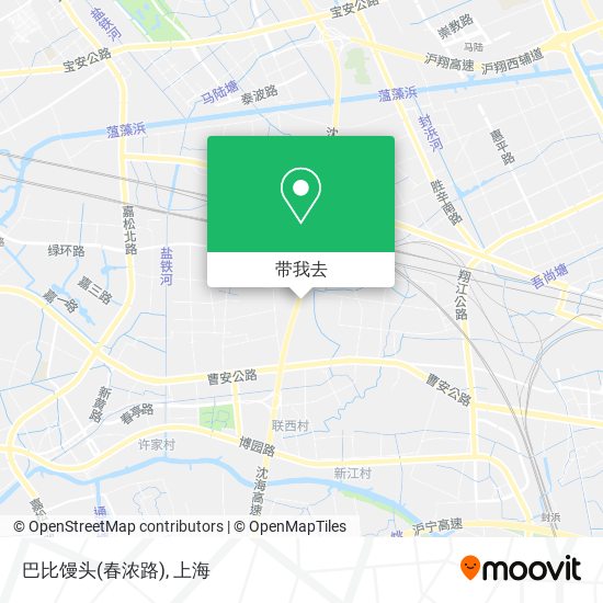 巴比馒头(春浓路)地图