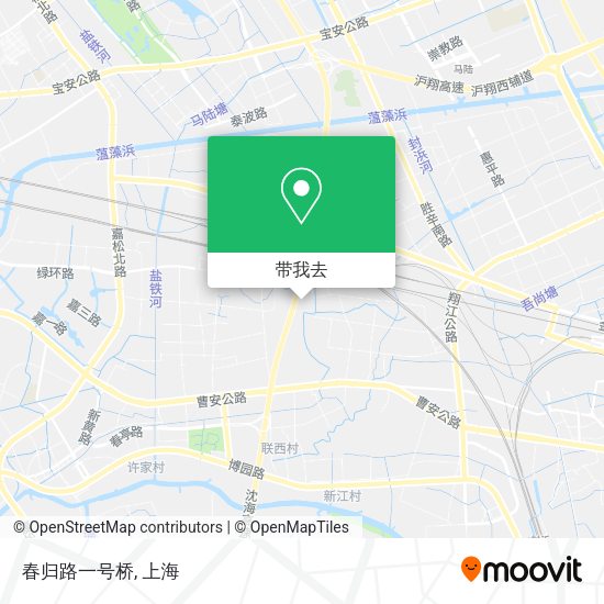春归路一号桥地图