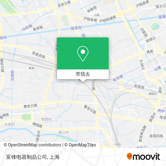 富锋电器制品公司地图