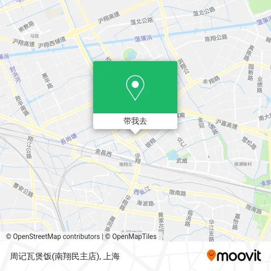 周记瓦煲饭(南翔民主店)地图