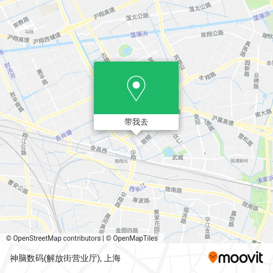 神脑数码(解放街营业厅)地图