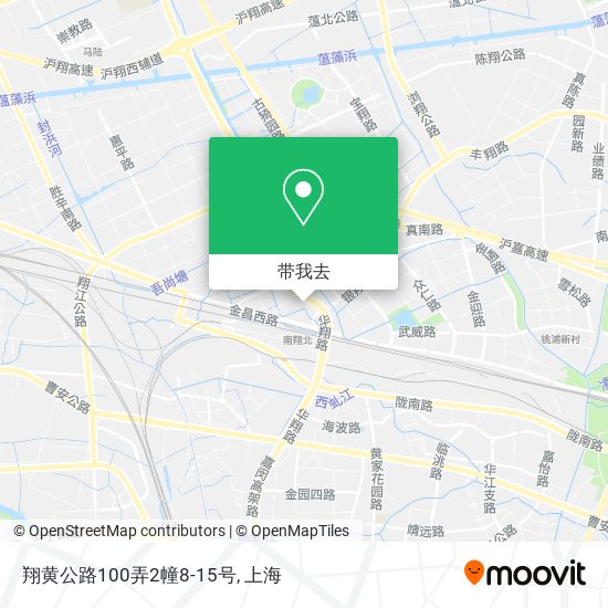 翔黄公路100弄2幢8-15号地图