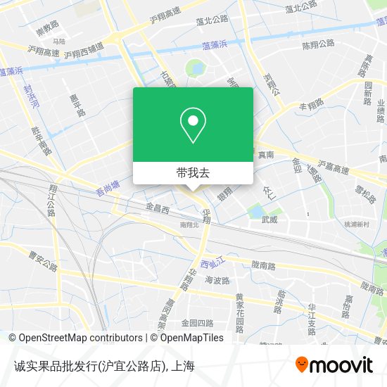 诚实果品批发行(沪宜公路店)地图