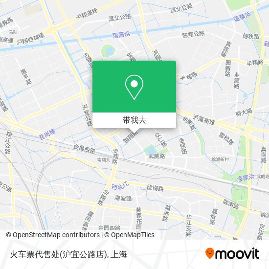 火车票代售处(沪宜公路店)地图