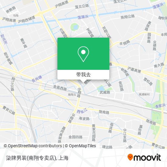 柒牌男装(南翔专卖店)地图