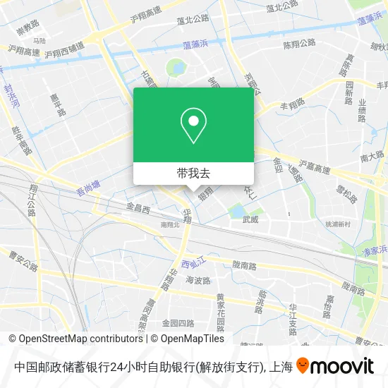 中国邮政储蓄银行24小时自助银行(解放街支行)地图