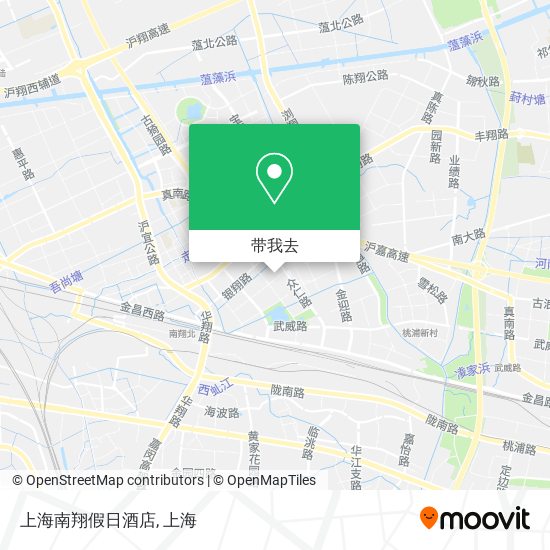 上海南翔假日酒店地图