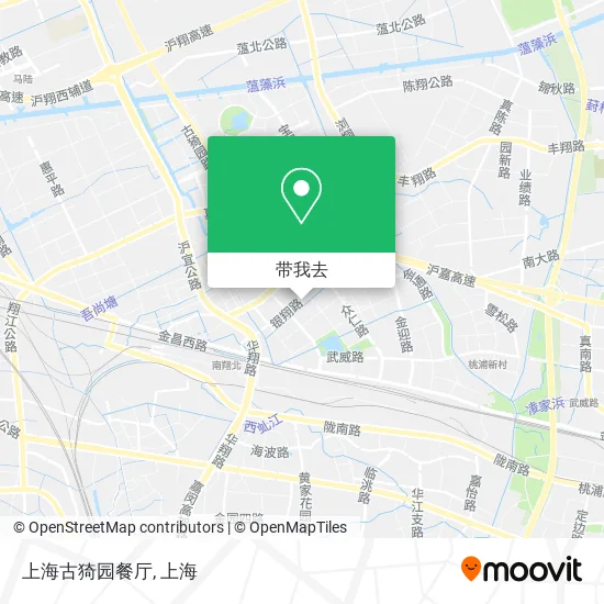 上海古猗园餐厅地图