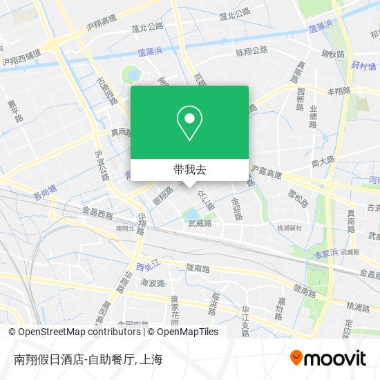 南翔假日酒店-自助餐厅地图